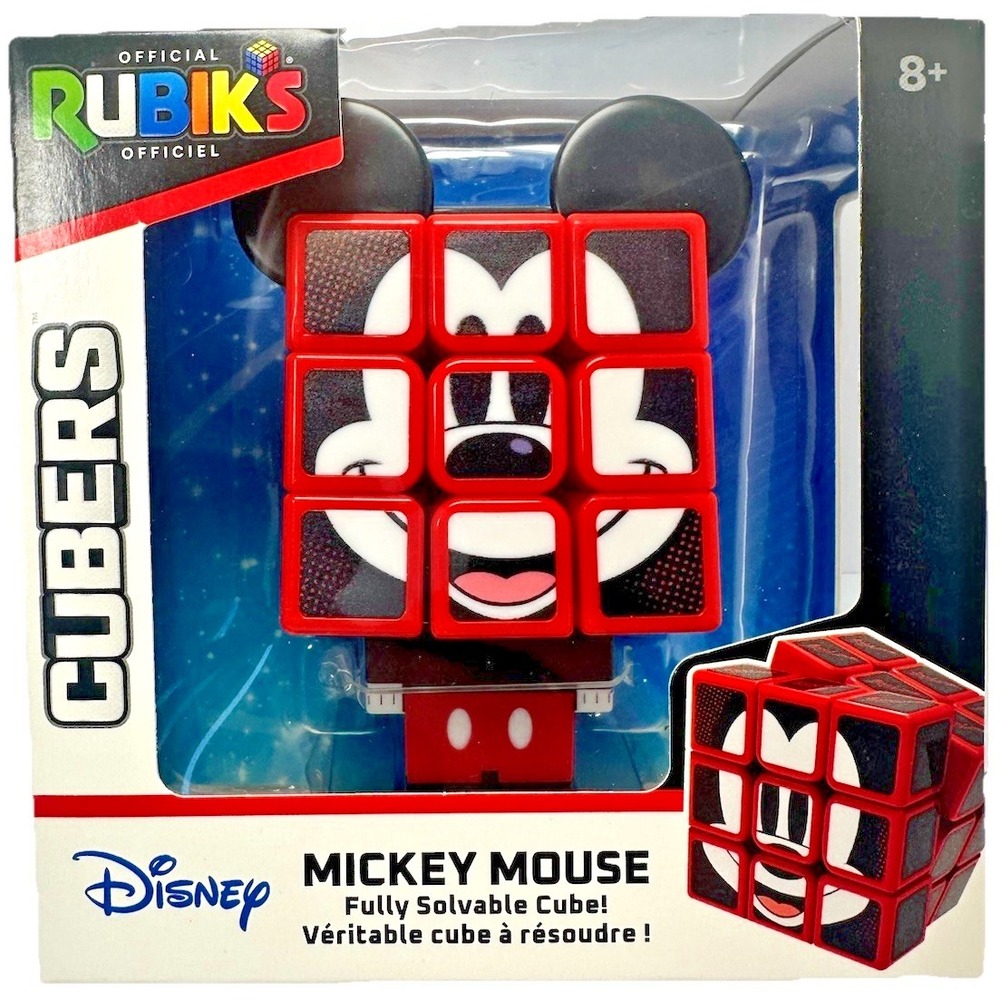 Rubik's Cube Disney Mickey Mouse Cuber Solvable Puzzle Rubik's Cube With Stand